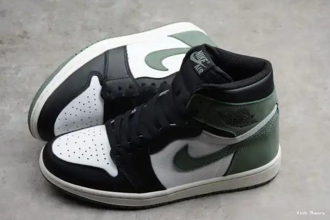 Kicktheory Clay 1 OG Air Jordan Retro High 555088-135 Green 0517
